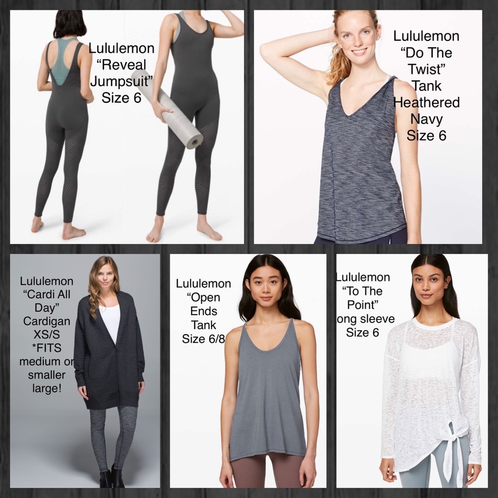 Lululemon Lot of 5!!! Size 6/8
